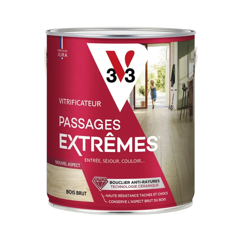 Vitrificateur Passages Extrêmes® incolore brut 2.5 l - V33 Marque