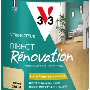Populaire Vitrificateur Direct Rénovation incolore mat 750 ml - V3
