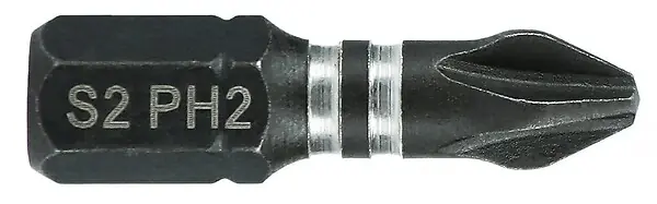 Boite de 25 embouts à choc impact PH2 25mm - HANGER - 133018 Meilleure Vente