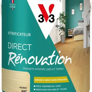 Paiement Sécurisé Vitrificateur Direct Rénovation incolore mat 2.5 l - V33