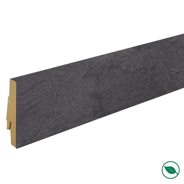 Usine Directe Pack 5 Plinthes décoratives 65714 Yukon slate 2400 x 70 x 19 mm.PEFC 70% FORESTEA