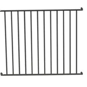 Pas Cher Barrière de piscine en aluminium gris - Module à barreaux 1,50 m - HOMALU