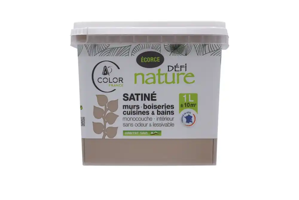 Top Vente Peinture naturelle murale Ecorce satin 1 l - DEFI NATURE