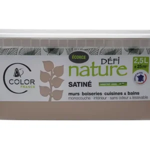 Meilleur Prix Peinture naturelle murale Ecorce satin 2,5 l - DEFI NATURE