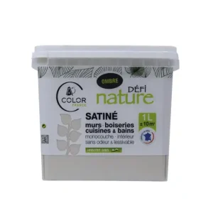 Peinture naturelle murale Ombre satin 1 l - DEFI NATURE Promotion