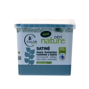 Haute Qualité Peinture naturelle murale Baltique satin 1 l - DEFI NATURE