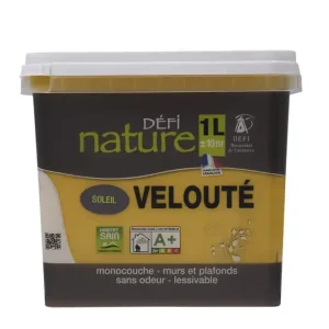 Achetez Aujourd'hui Peinture naturelle murale Soleil velours 1 l - DEFI NATURE