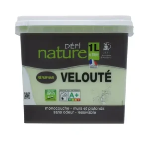 Peinture naturelle murale Nénuphar velours 1 l - DEFI NATURE Retour Gratuit