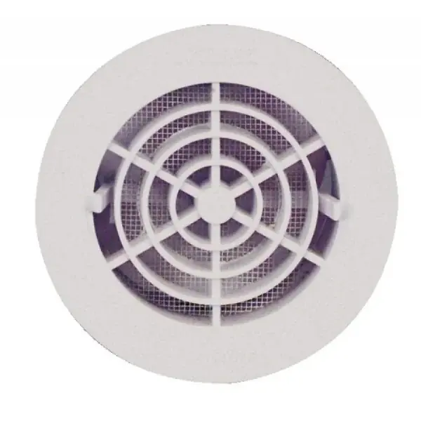 Grille de ventilation intérieures Ø 100 mm - à fermeture FATM pour tubes PVC et gaines NICOLL Petit Prix