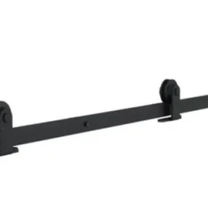 Rail coulissant en kit composé d‘1 rail + 2 amortisseurs + 1 cache rail + 1 clip noir OPTIMUM Meilleur Prix