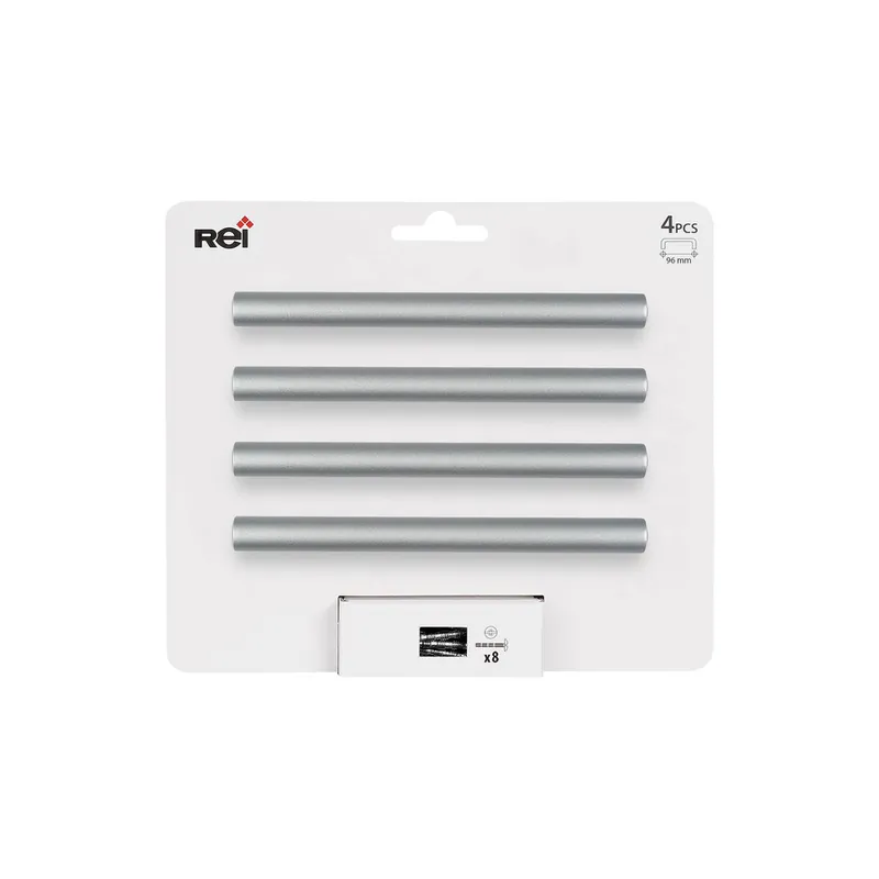 Vente Flash Poignée de meuble inox aluminium entraxe 96 mm par 4 REI