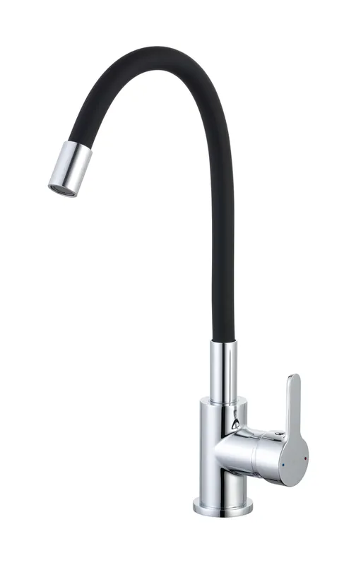 Offre Du Jour Robinet de cuisine flexible à mémoire de forme Chrome Mémory - ESSEBAGNO