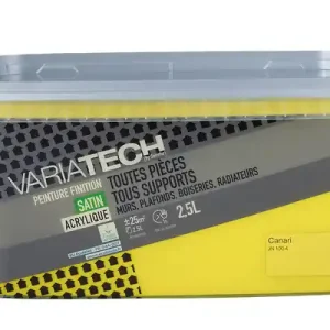 Peinture murale multi-supports satin - Canari - 2.5L VARIATECH Prix Choc