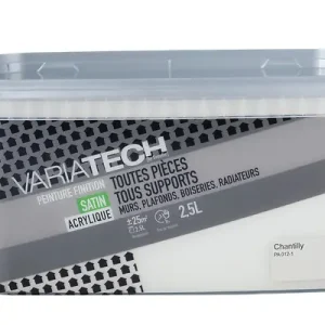 Commande En Gros Peinture multi-supports - Satin Chantilly - 2.5 L VARIATECH