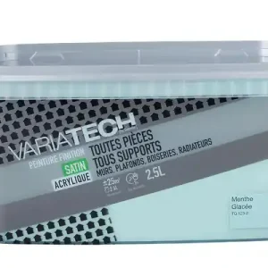 Nouvel Arrivage Peinture multi-supports satin - Menthe glacée - 2.5 L VARIATECH