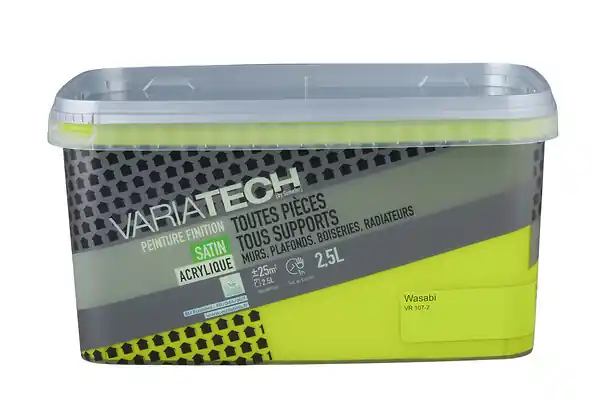 Dernier Modèle Peinture multi-supports satin wasabi - 2.5L VARIATECH