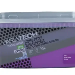 Peinture toutes pièces multi-supports satin jus raisin 2.5l VARIATECH Offre Spéciale