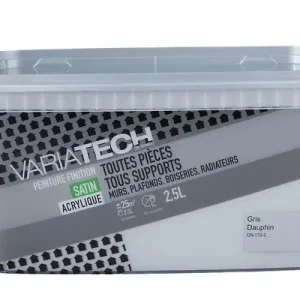 Peinture toutes pièces multi-supports satin gris dauphin 2.5l VARIATECH Meilleure Vente