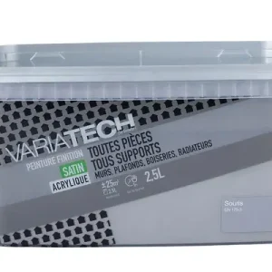Bon Plan Peinture multi-supports satin - Souris - 2.5 L VARIATECH