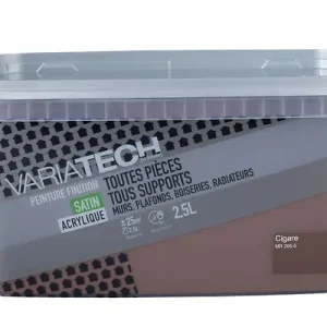 Peinture multi-supports satin - Acrylique - Cigare - 2,5L VARIATECH Bon Plan