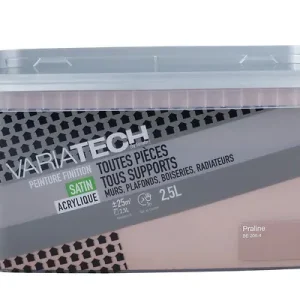 Expédition Rapide Peinture multi-supports satin Praline 2.5L VARIATECH