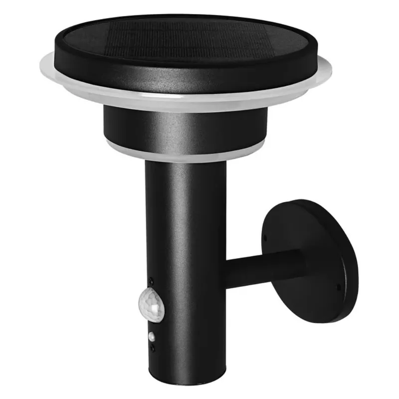 Applique extérieure solaire avec détecteur noire IP 44 3000 k blanc chaud 400 lumens - LEDVANCE Commander Maintenant