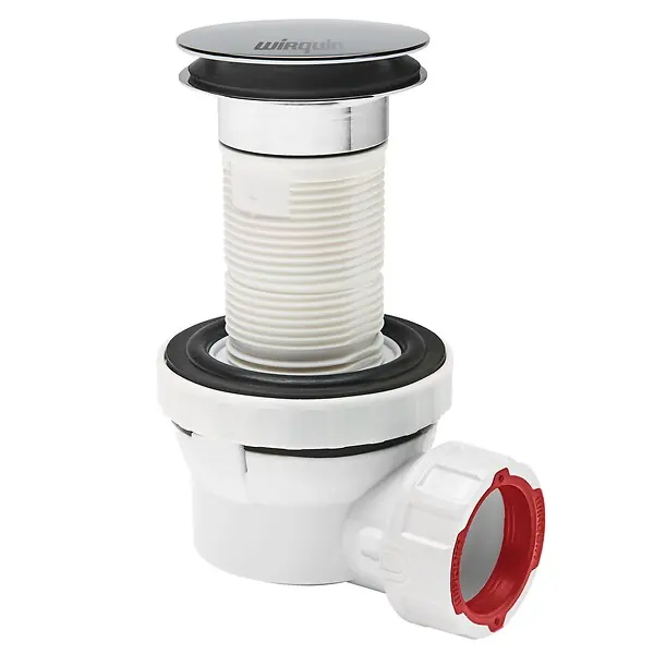 Satisfait Ou Remboursé Nano 6.7 ensemble lavabo d32 quick clac h 100 mm corps blanc WIRQUIN