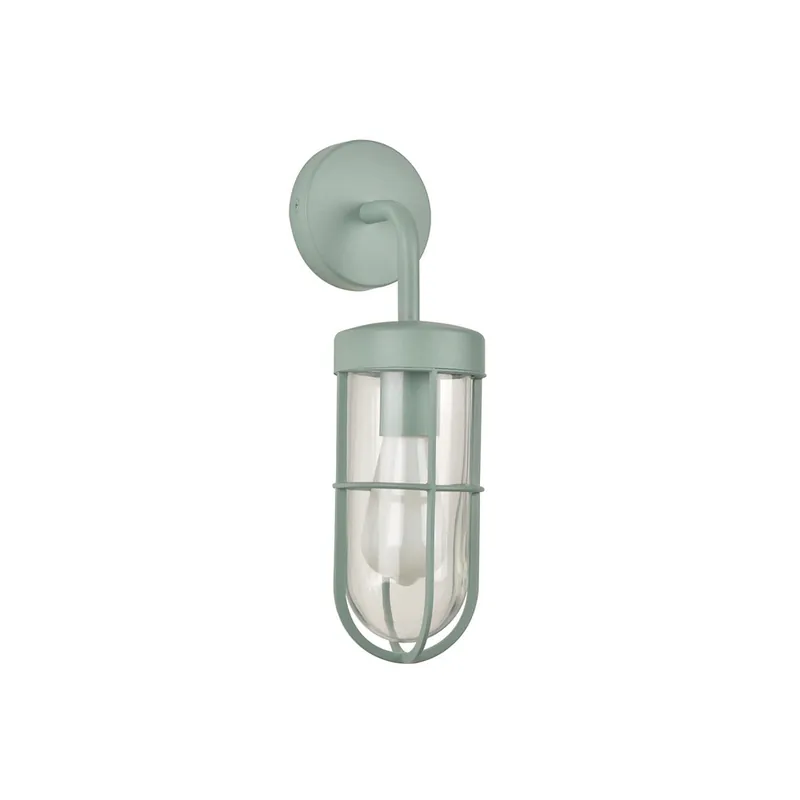 Applique extérieur E27 Comporta vert sauge IP44 25W - COREP Meilleur Prix