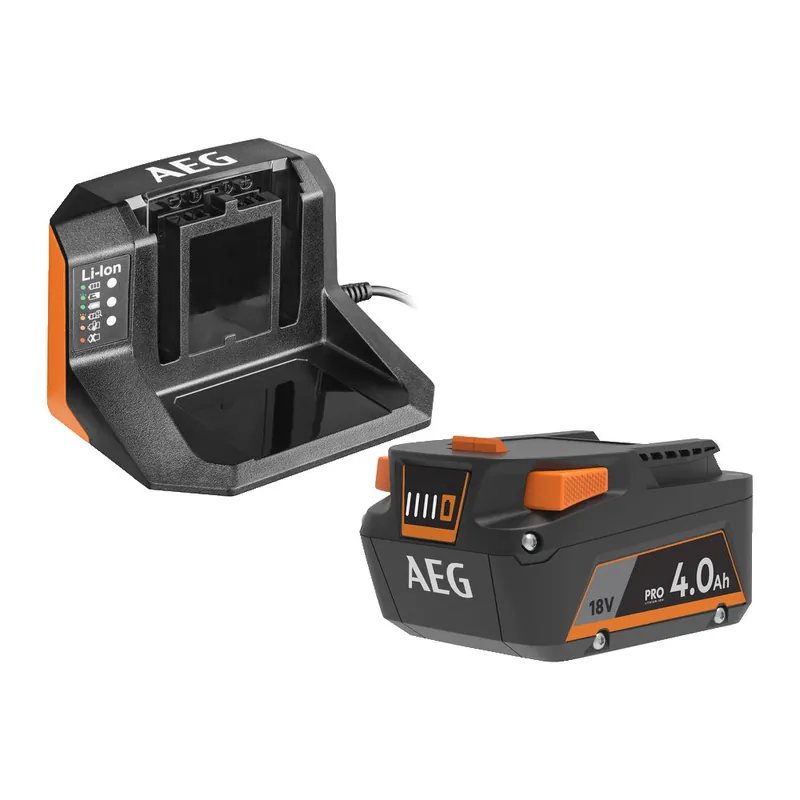 Populaire Chargeur 18V et batterie 4 Ah SETL1840S AEG