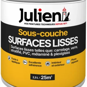 Achetez Aujourd'hui Sous-couche SURFACES LISSES 2,5 l - JULIEN