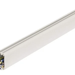 Moulure 12x30 mm blanche 1 compartiment longueur 2m TEHALIT Dernière Chance