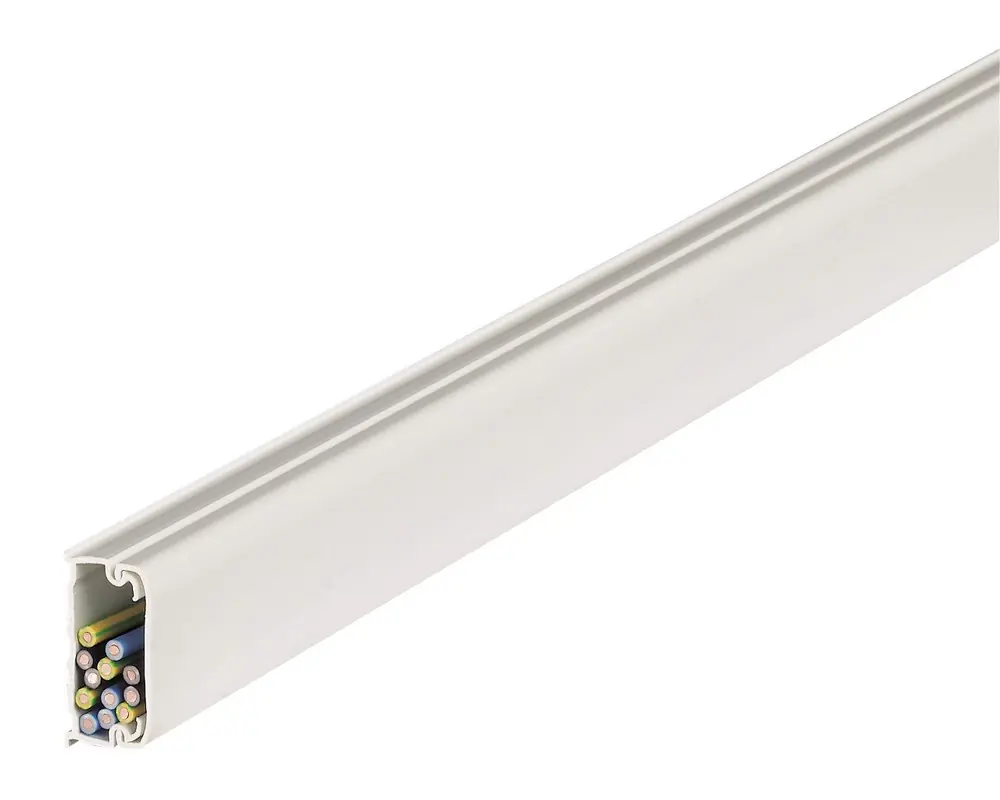 Moulure 12x30 mm blanche 1 compartiment longueur 2m TEHALIT Dernière Chance