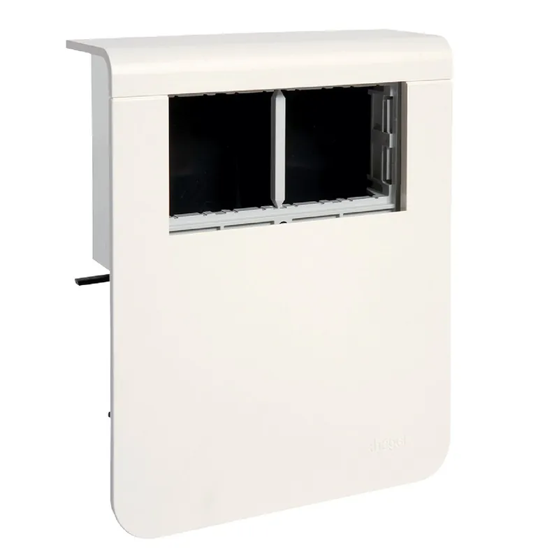 Adaptateur double prise nu blanc pour plinthe 20x115mm TEHALIT Offre Exclusive