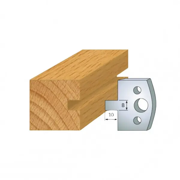 Prix Cassé Jeu de 2 contre-fers profilés Ht.40 mm N°094 Leman