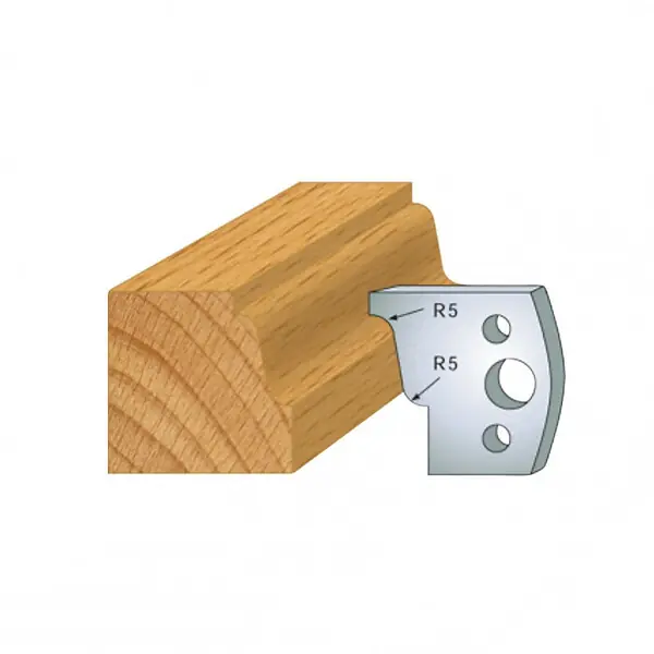 Jeu de 2 contre-fers profilés Ht.40 mm N°031 Leman Prix Réduit
