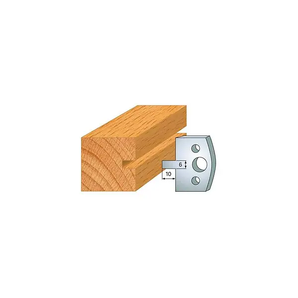 Jeu de 2 contre-fers profilés Ht.40 mm N°016 Leman Petit Prix