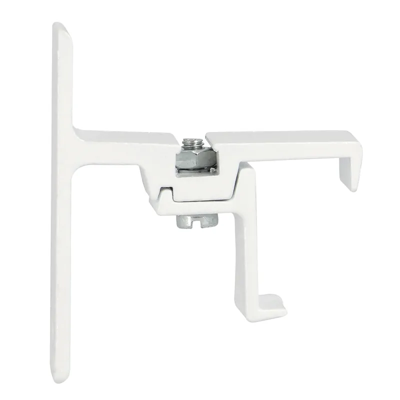 Pas Cher Support simple en métal pour rail 24x16 mm avancée 40 mm Finition Blanc par 2 - MOBOIS