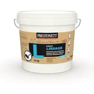 Retour Gratuit Enduit de lissage Prestonett L - 15Kg