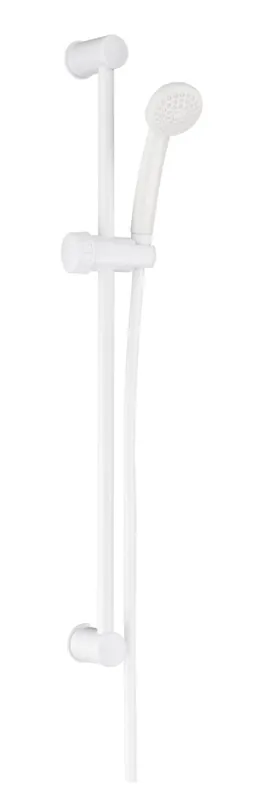 Usine Directe Barre de douche avec douchette monojet blanche 85 mm Target
