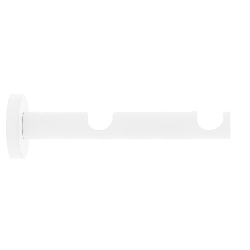Support ouvert double en métal diam 20 mm Finition Blanc mat - MOBOIS Remise