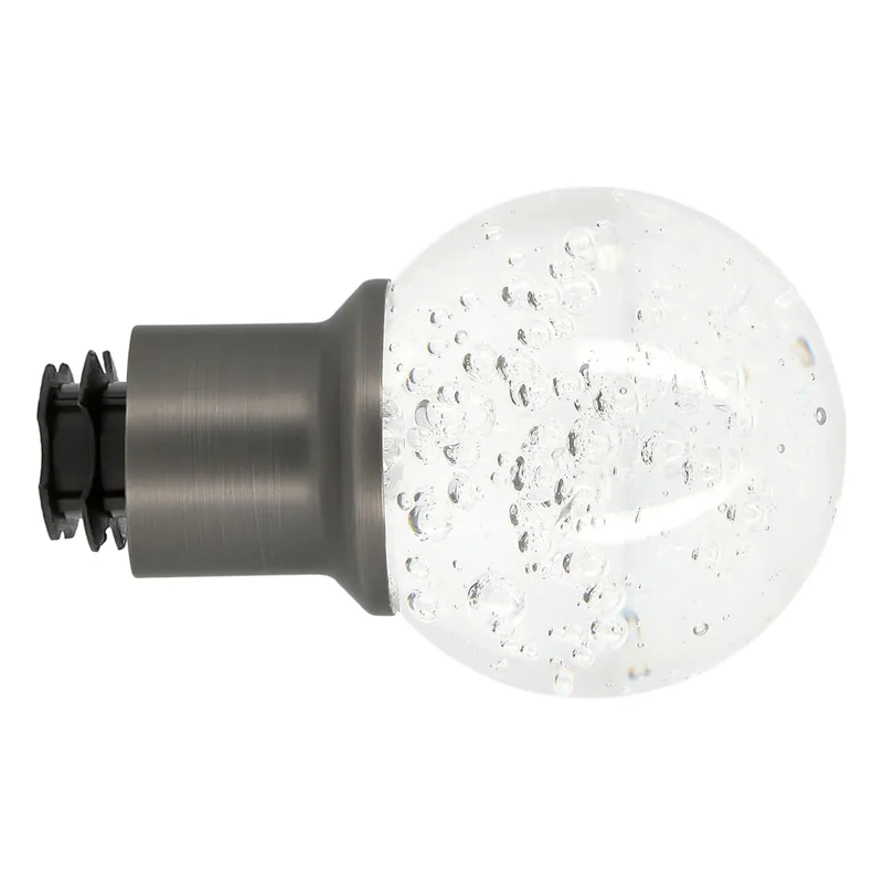 Embout déco bulles en métal diam 20 mm Finition Gun foncé - MOBOIS Commander Vite