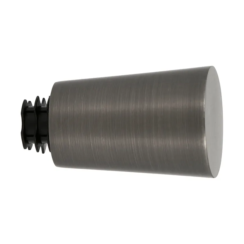 Embout déco medium à visser en métal diam 20 mm Finition Gun foncé par 2 - MOBOIS Acheter Direct