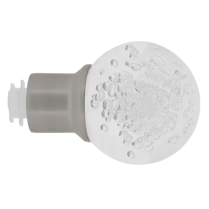 Prix Bas Embout déco bulles à visser en métal diam 20 mm Finition Chrome mat - MOBOIS