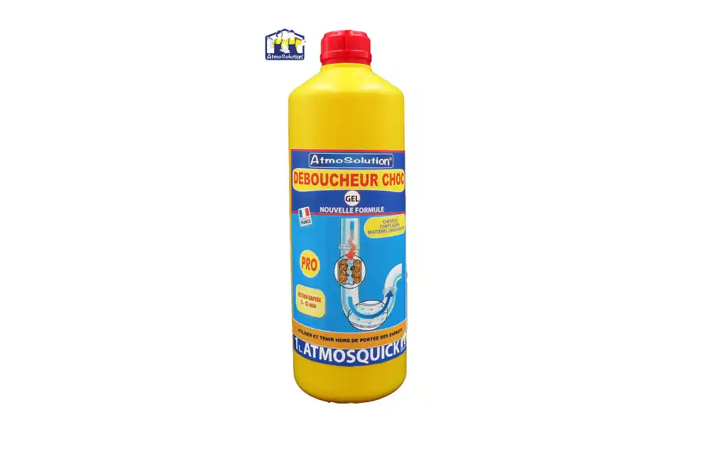 Déboucheur choc Atmosquick 1litre ATMOS Expédition Rapide