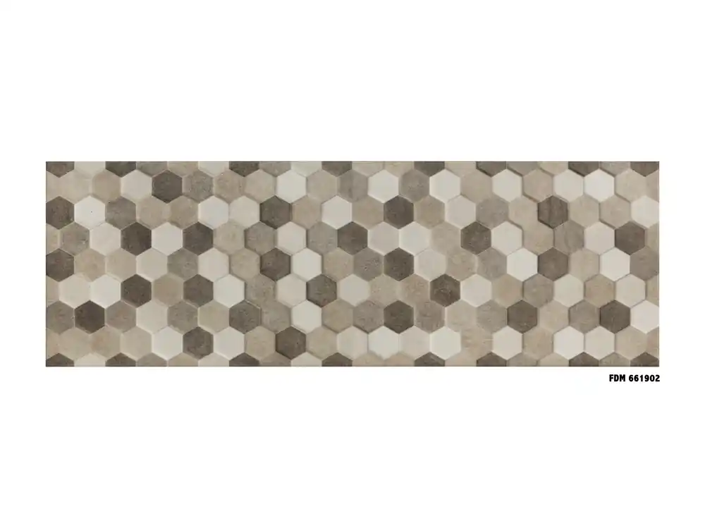 Faïence décor hexagone CONCRETE 22 x 66 cm paquet de 1,74 m² ELYSSA TRADING Commander Maintenant