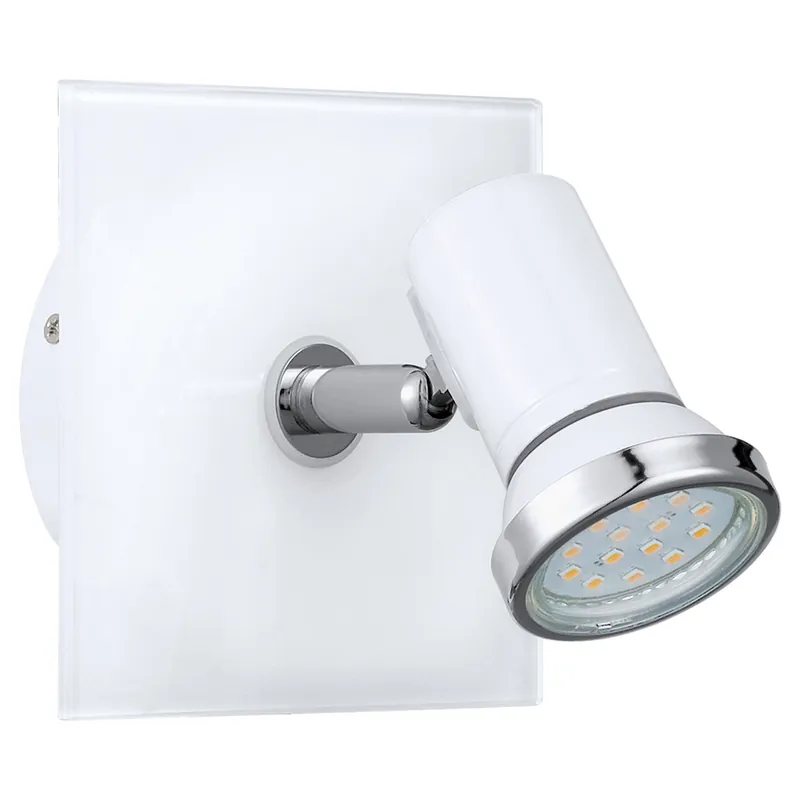 Promotion Spot blanc et chrome Tamara GU10 240 lumens IP44 EGLO
