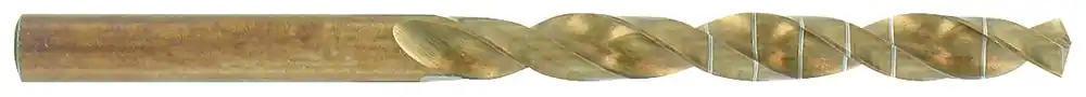 Foret métal HSS-E5 (Cobalt 5%) cobalt-Revêtu GOLD -DIN338 -h8-Pointe en croix diamètre 3,5 mm TIVOLY Solde