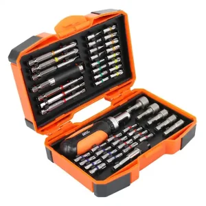 Promotion Saisonnière Coffret vissage 46pcs - Chrome vanadium - Cliquet FISCHER DAREX