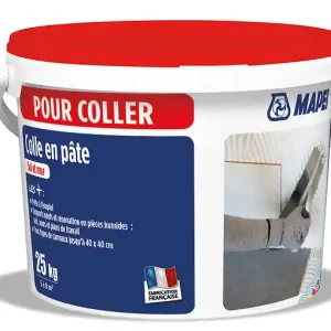 Commande En Gros Colle en pâte sol et mur - D2TE - Blanc - Seau 25 kg MAPEI