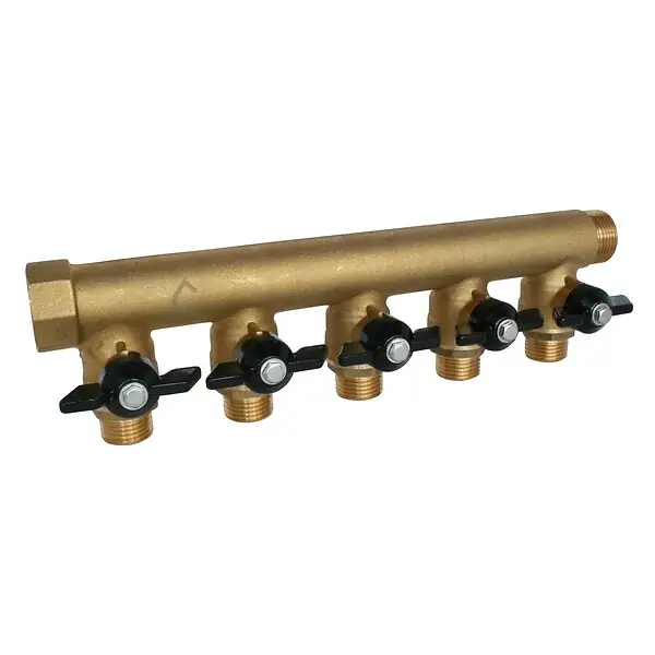 Expédition Rapide Collecteur portee plate vannes 20-27 5 sorties SOMATHERM FOR YOU